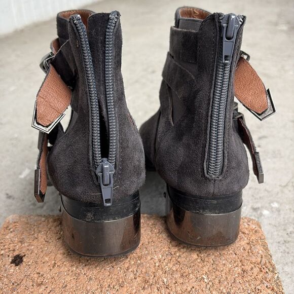 Paul Green suede ankle boots
